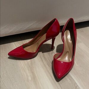Jessica Simpson Vibrant Red Heels